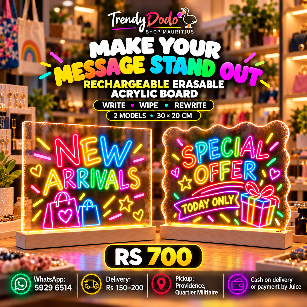 Trendy Dodo Shop Mauritius Facebook ad: THIS PRODUCT IS GOING VIRAL!