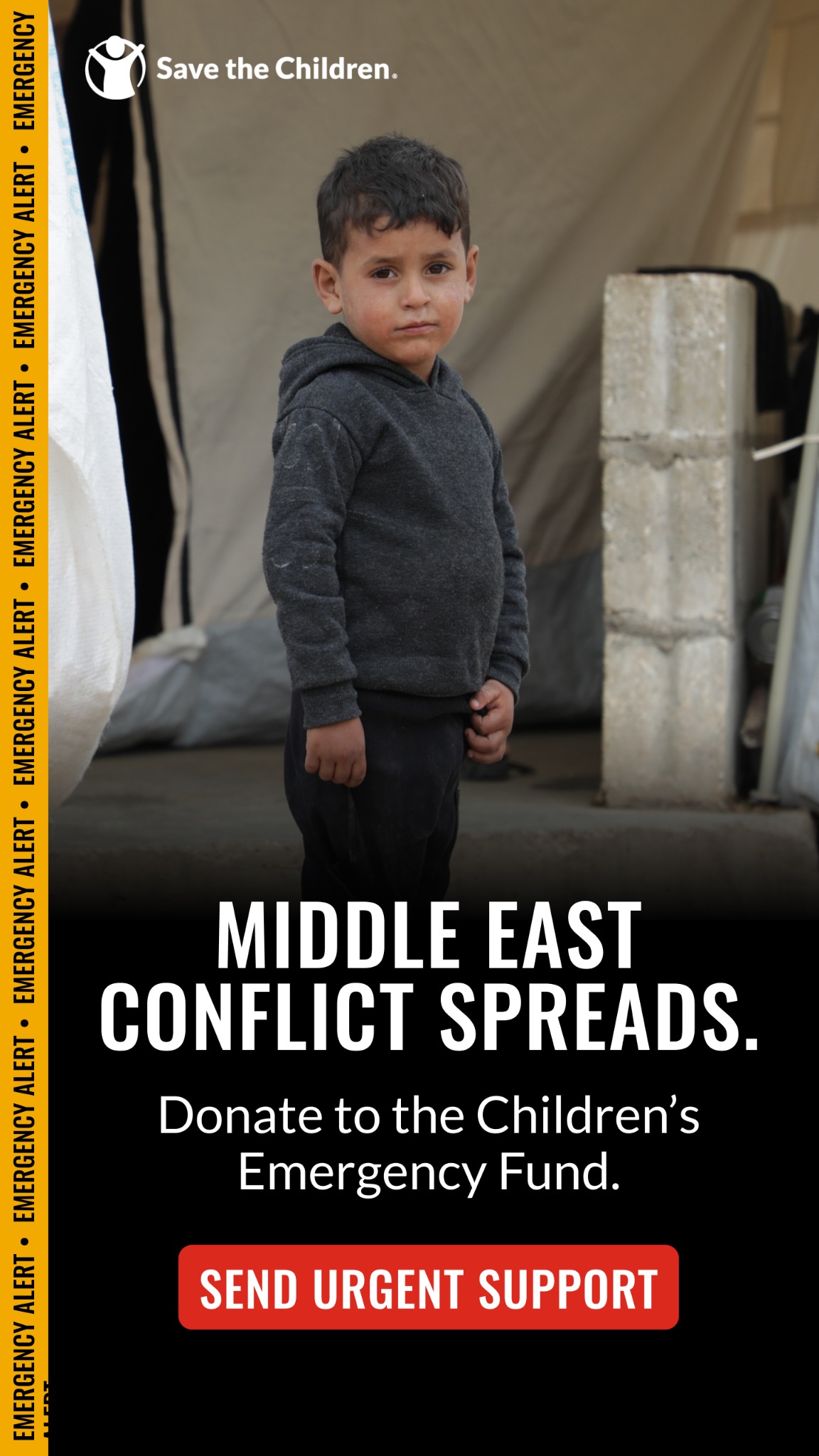 Save the Children US Facebook ad from Apr 6, 2026