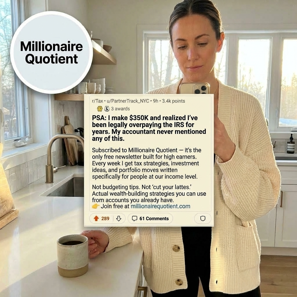Millionaire Quotient Facebook ad: Get In Free While It's Open