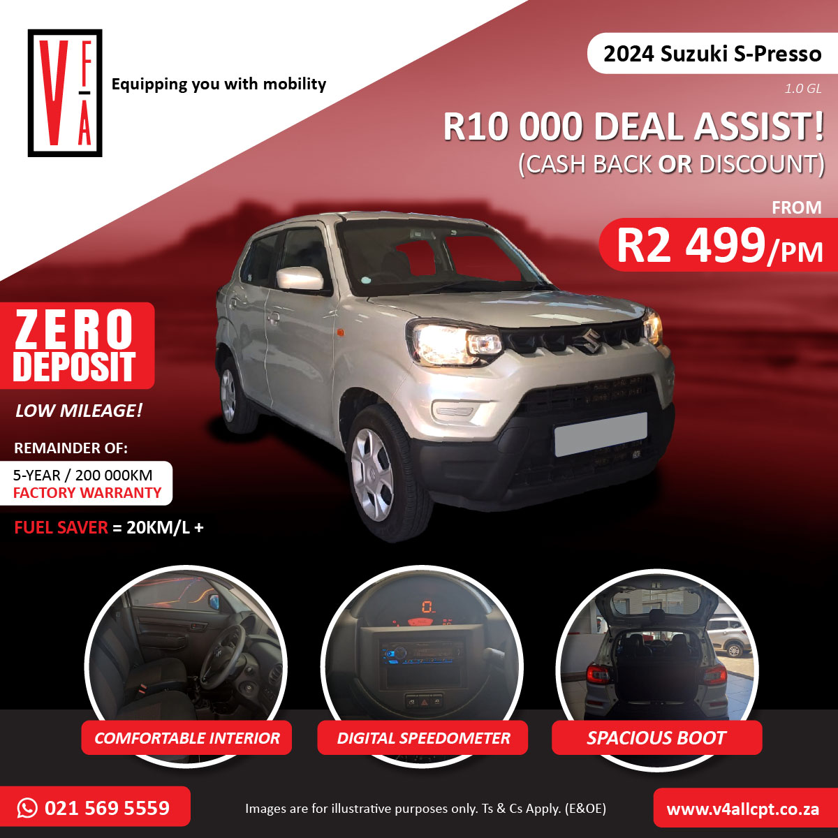 Vehicles For All Cape Town Facebook ad