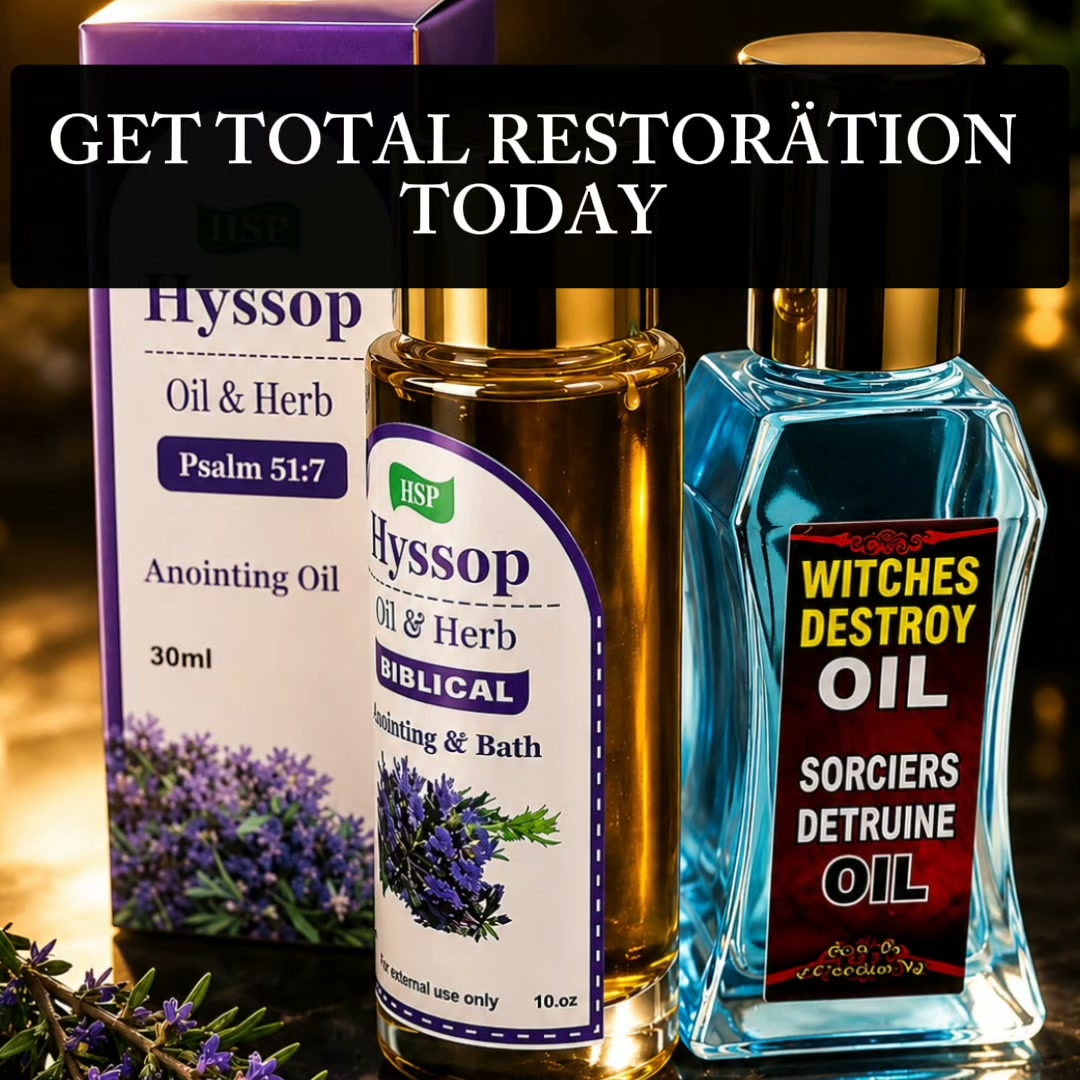 Ministry Success Systems Facebook ad: End all spiritual battles with Hyssop Oil from Israel