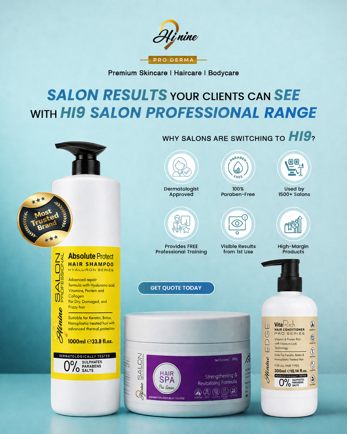 Hi9-A Premium Beauty Brand Facebook ad: Grow Your Salon Revenue Fast