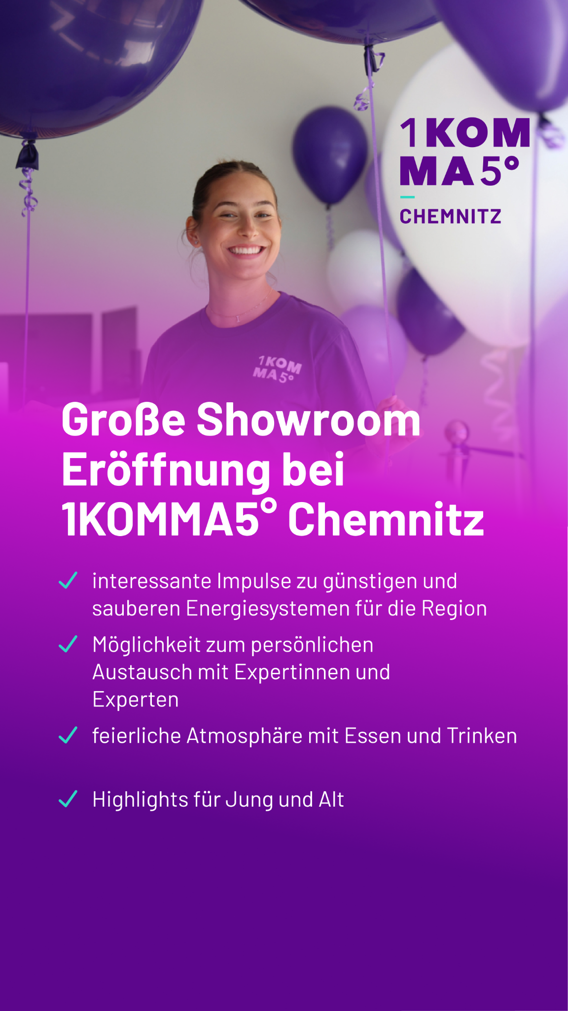 1KOMMA5GRAD Facebook ad