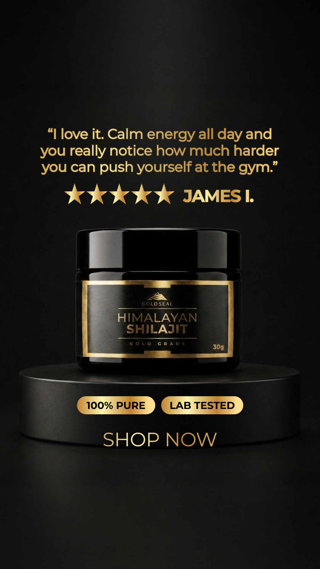 Gold Seal Shilajit Facebook ad
