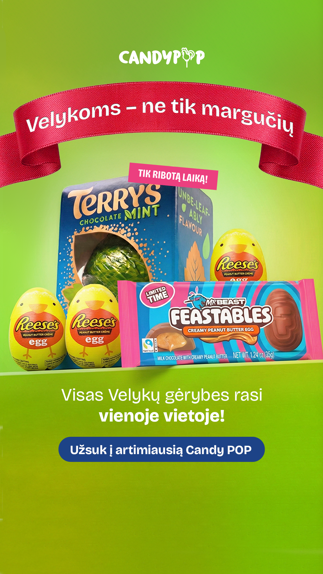 Candy POP Facebook ad