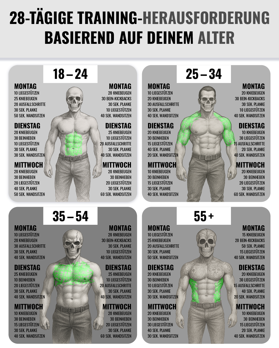 21 Day Calisthenics Challenge Facebook ad