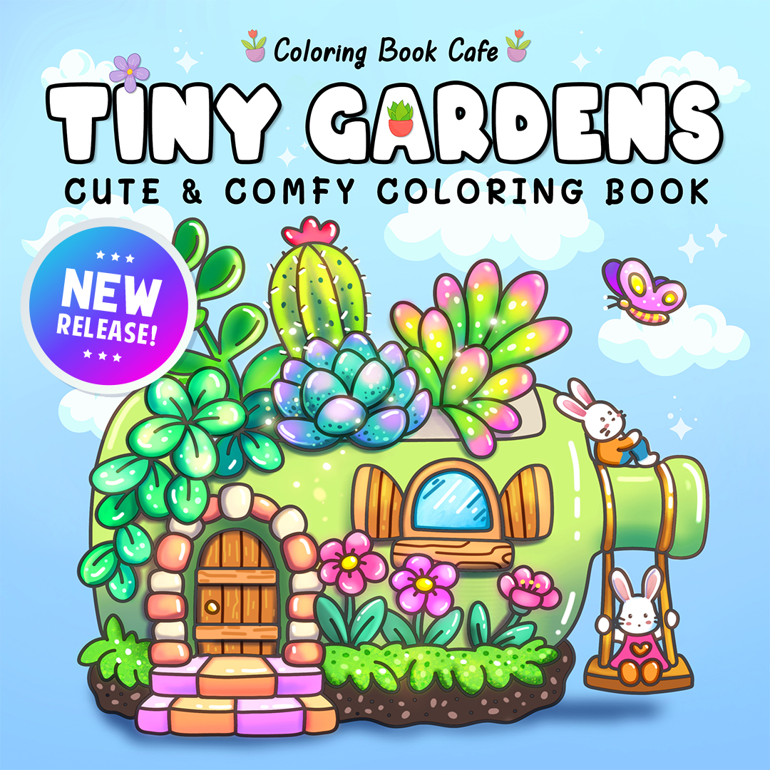 Coloring Book Cafe Facebook ad