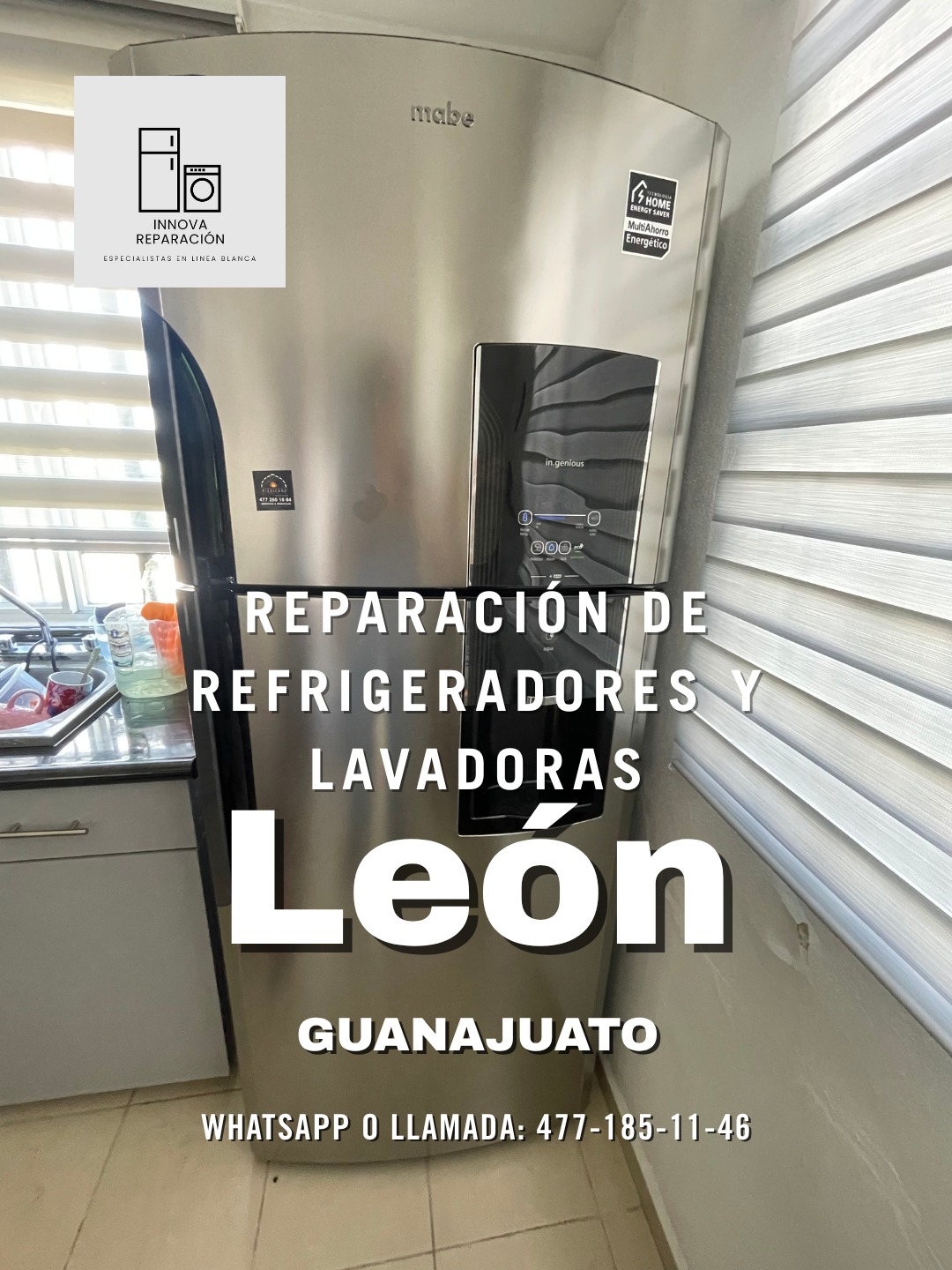 Innova Reparación Facebook ad: León Gto