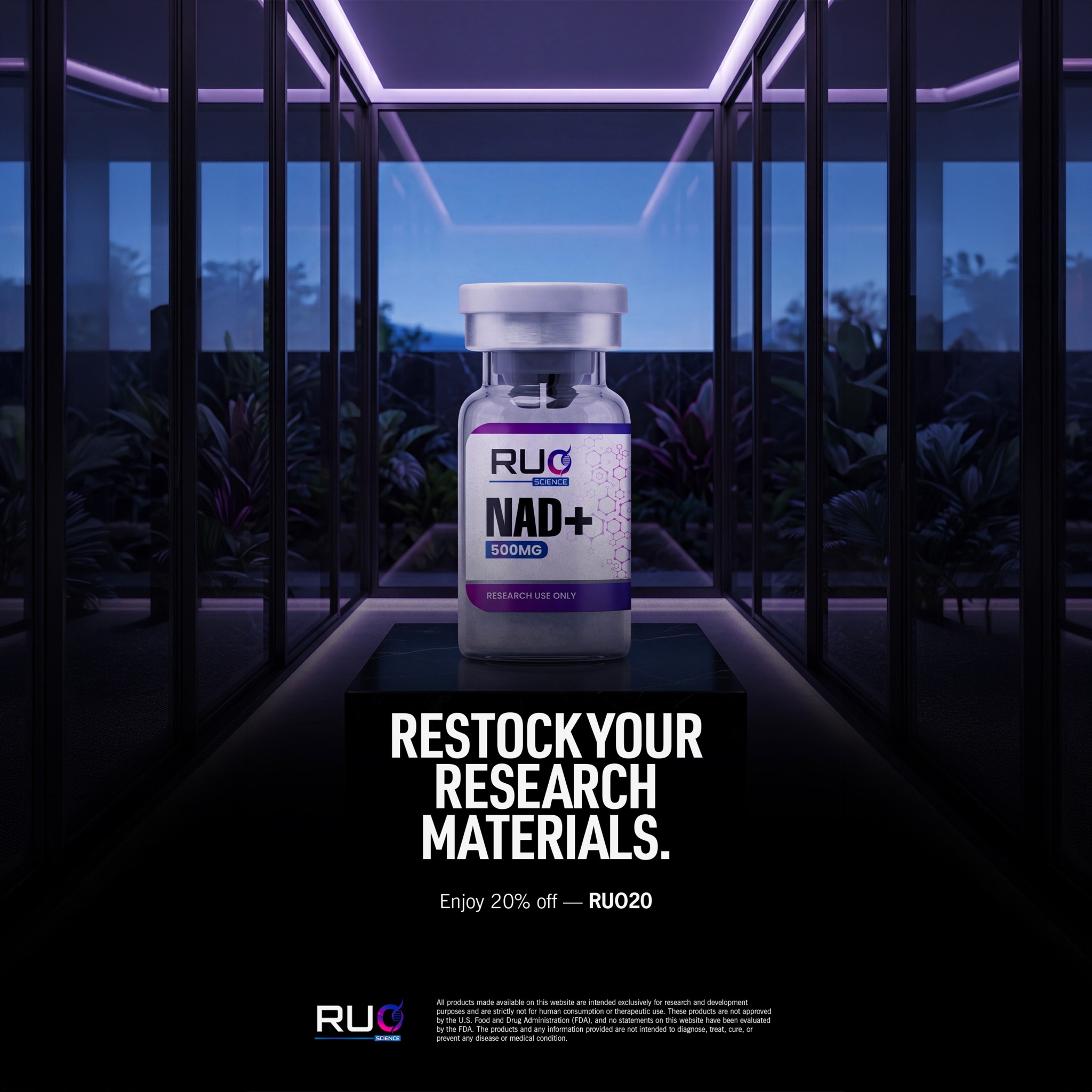RUO science Facebook ad