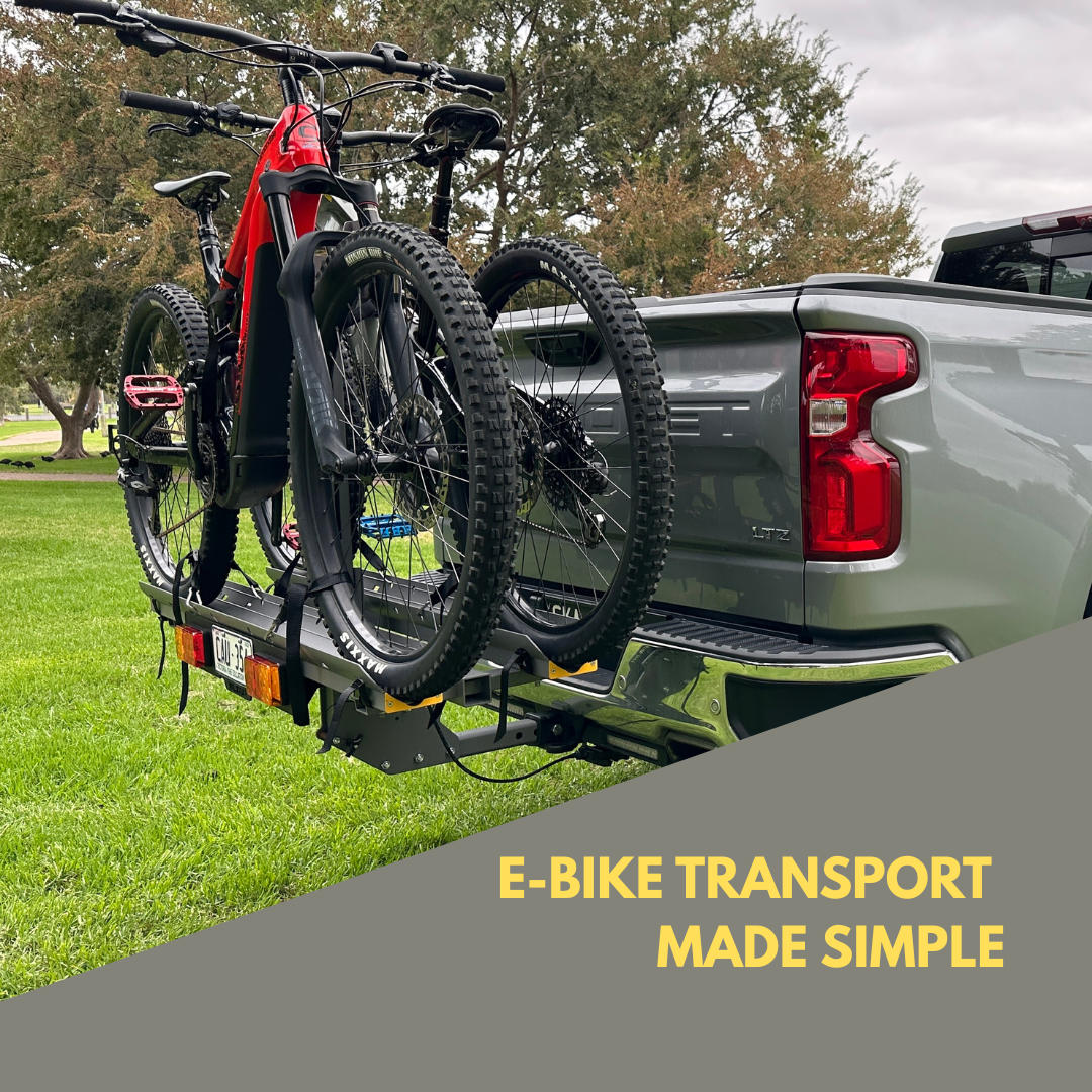 Wild Boar Bike Racks Facebook ad: No more heavy lifting.