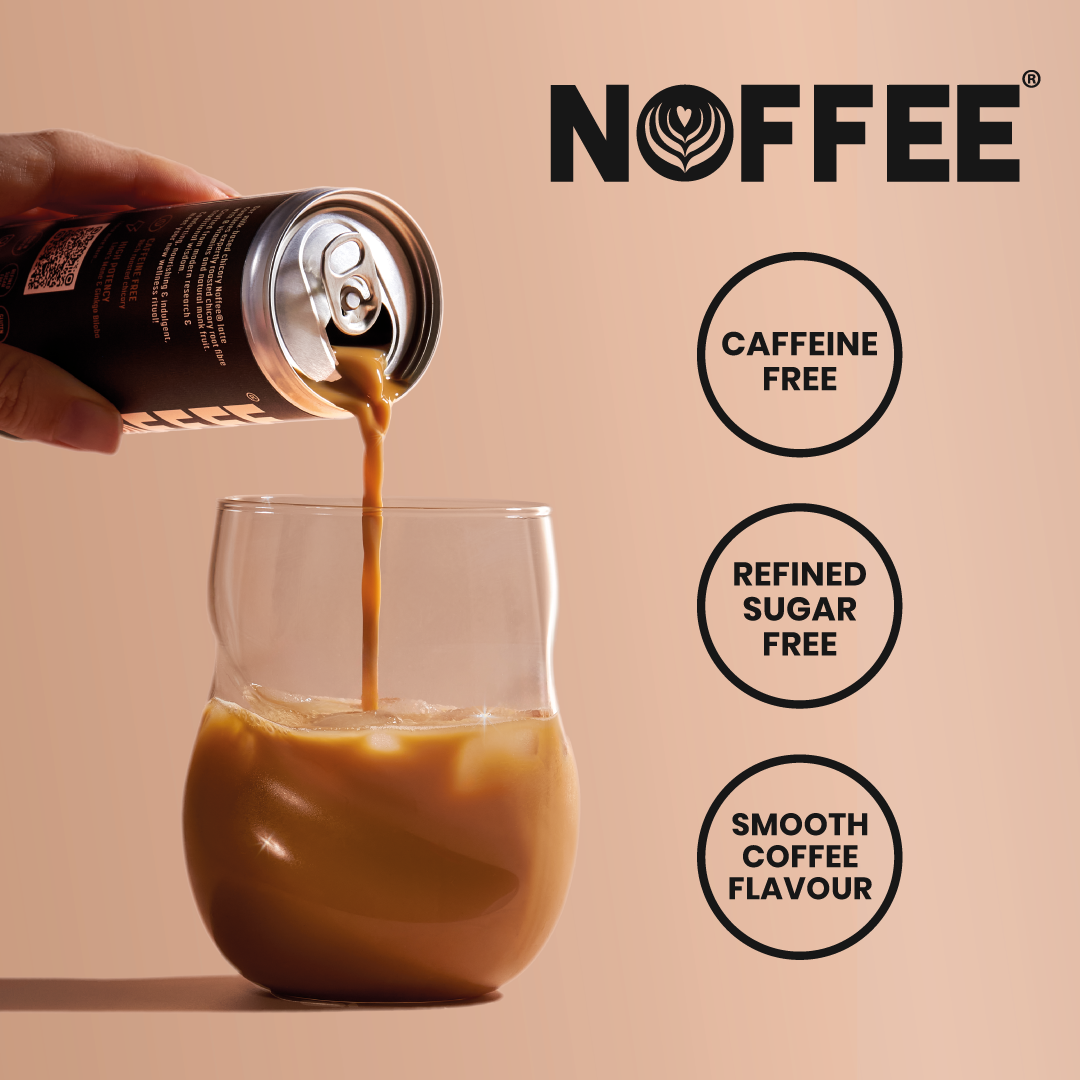 Noffee Facebook ad: Not Coffee. Naturally Better.