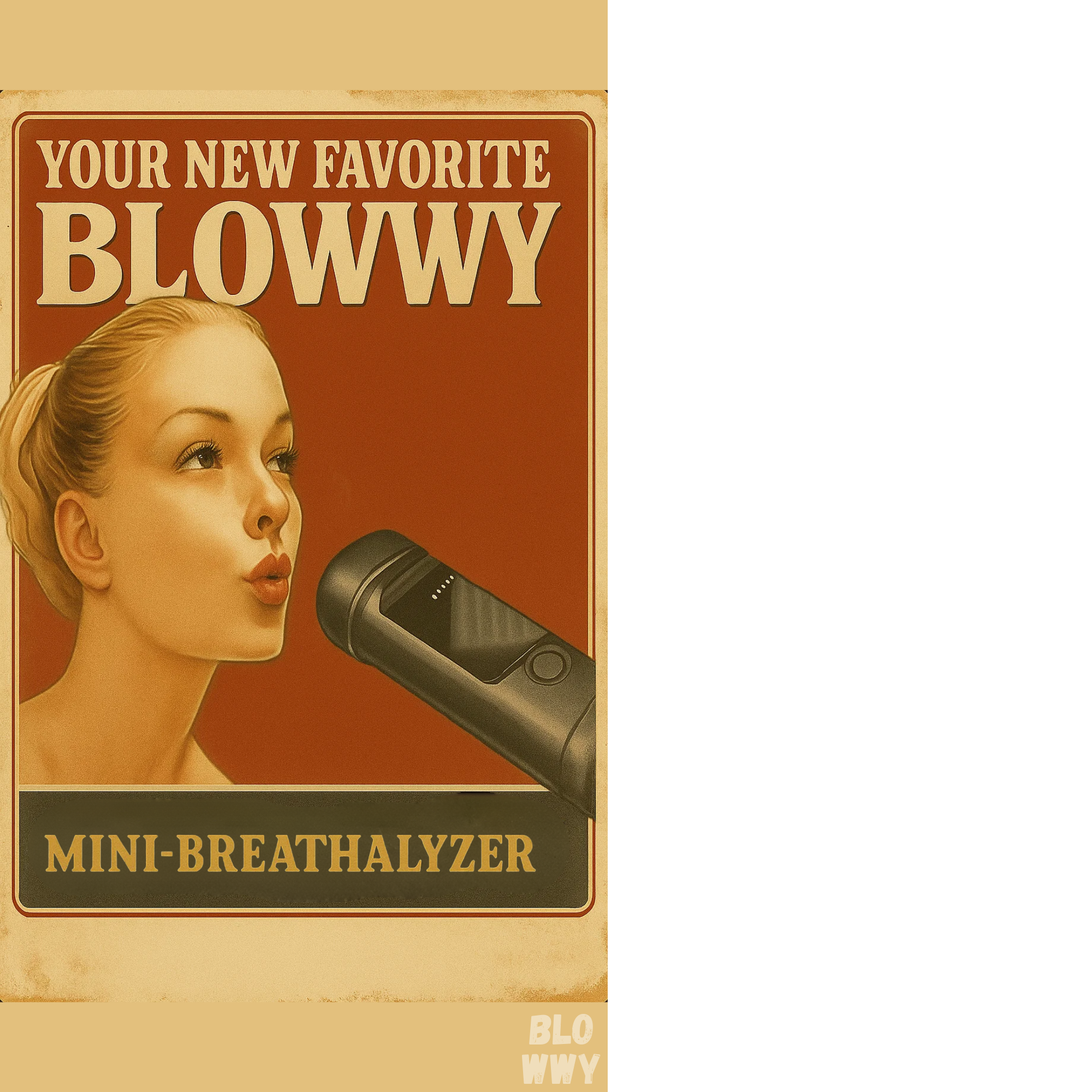 The Blowwy - Portable Breathalyzer Facebook ad