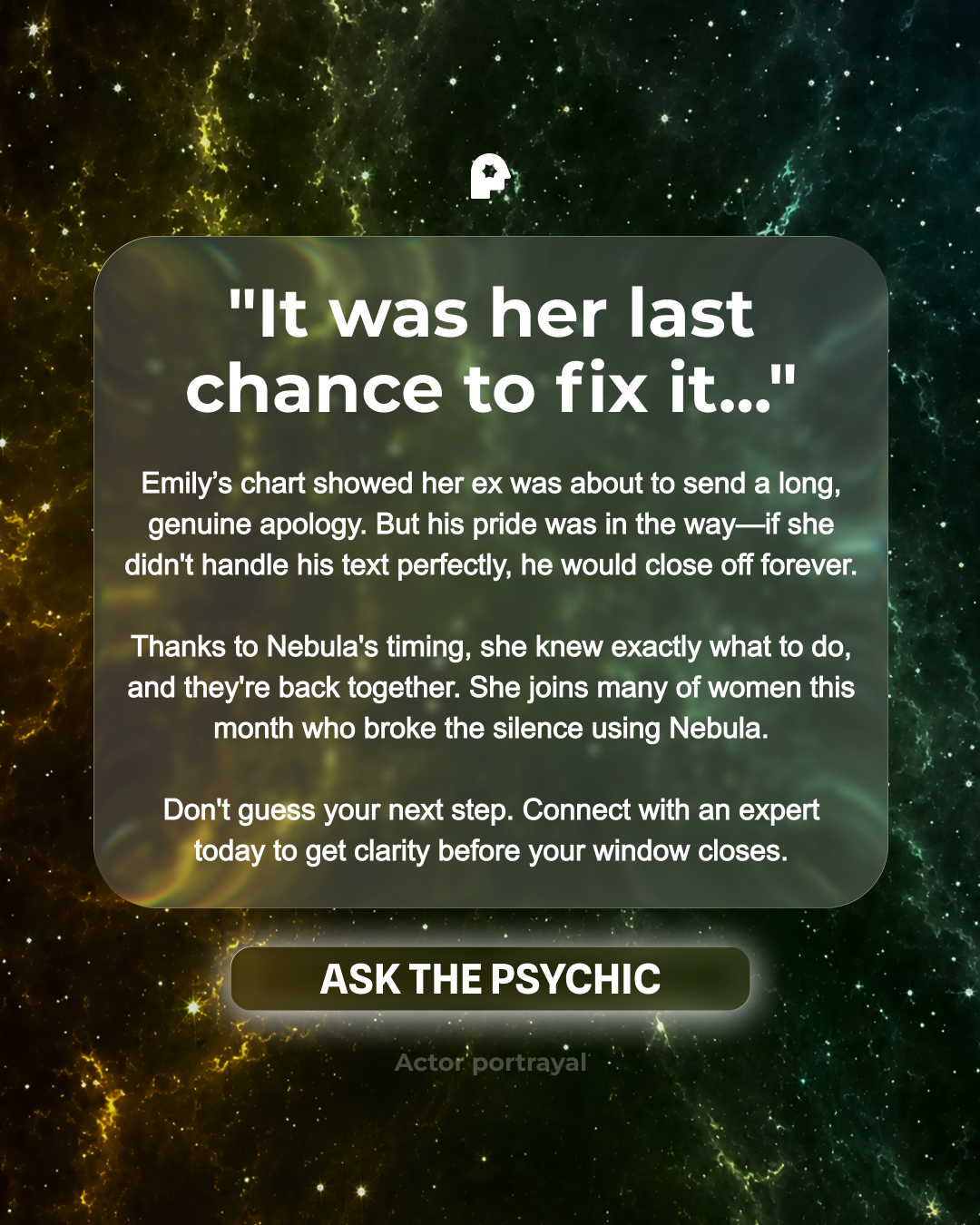 Your Relationship Advisor Facebook ad