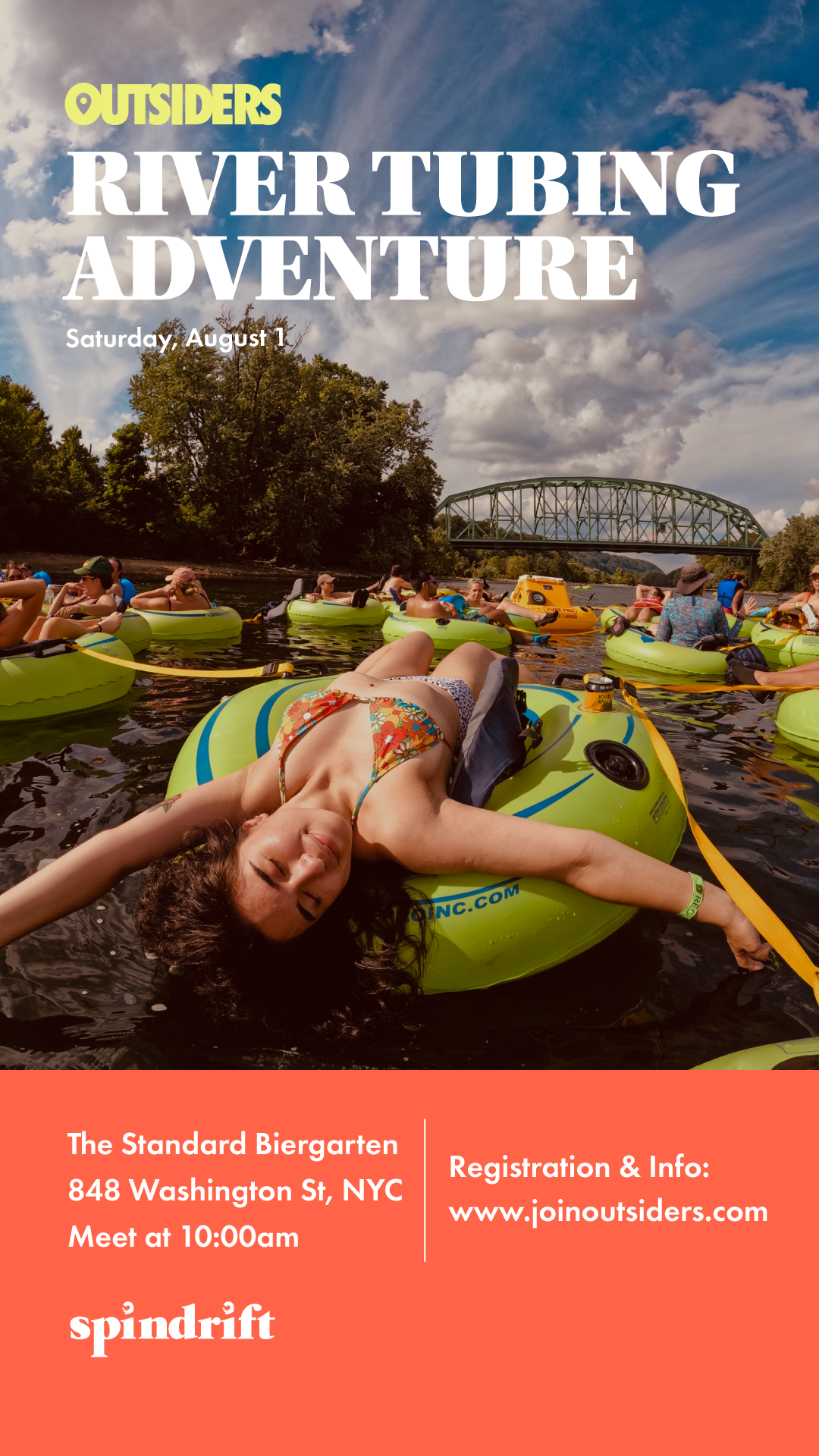 OUTSIDERS Facebook ad: August adventures are here