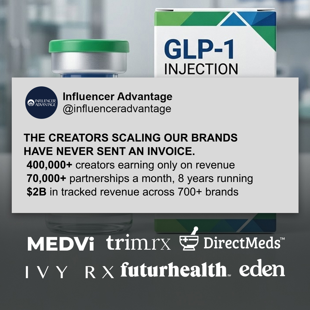 Influencer Advantage Facebook ad