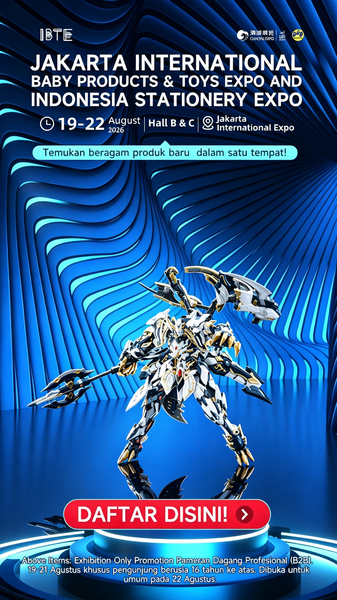 IBTE Indonesia Facebook ad from Jul 15, 2026