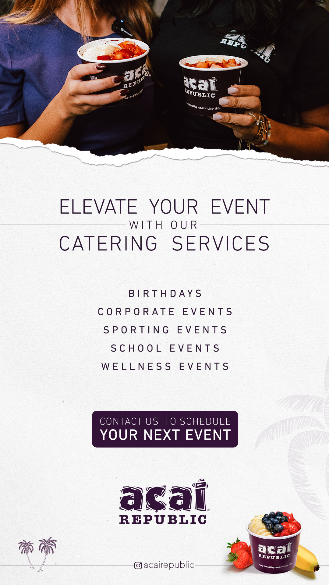 Acai Republic Facebook ad