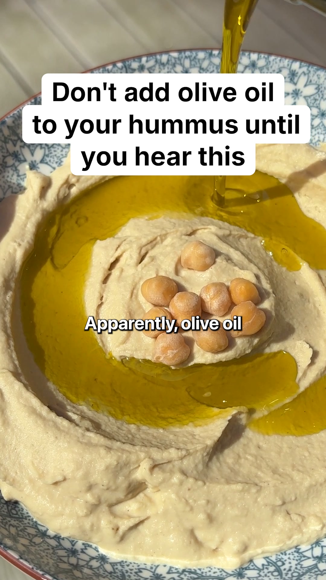 Blueprint Longevity Facebook ad: Extra Virgin Olive Oil made for Longevity.