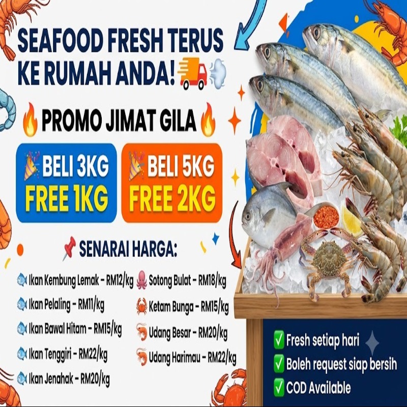 Mat Prawn & Seafood Supply Facebook ad