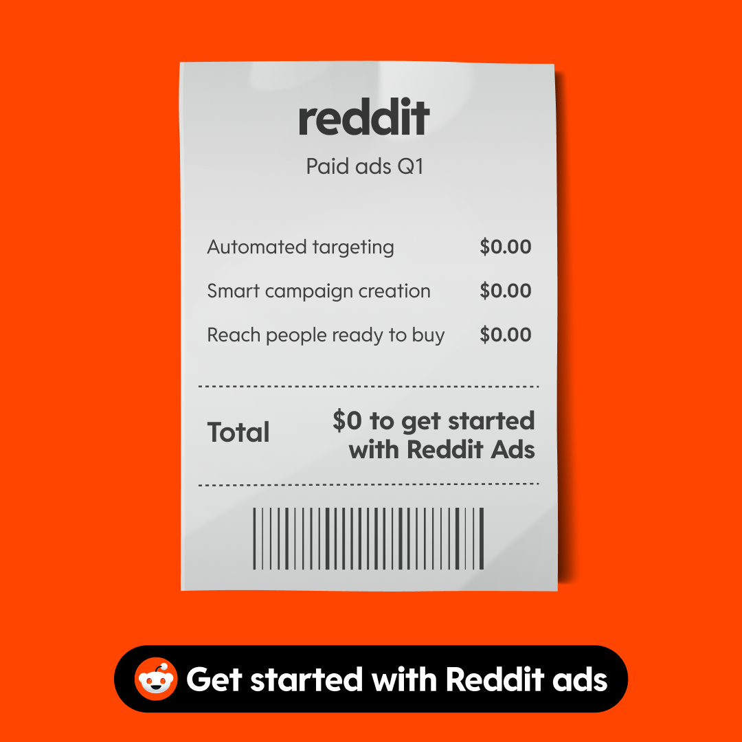 Reddit for Business Facebook ad
