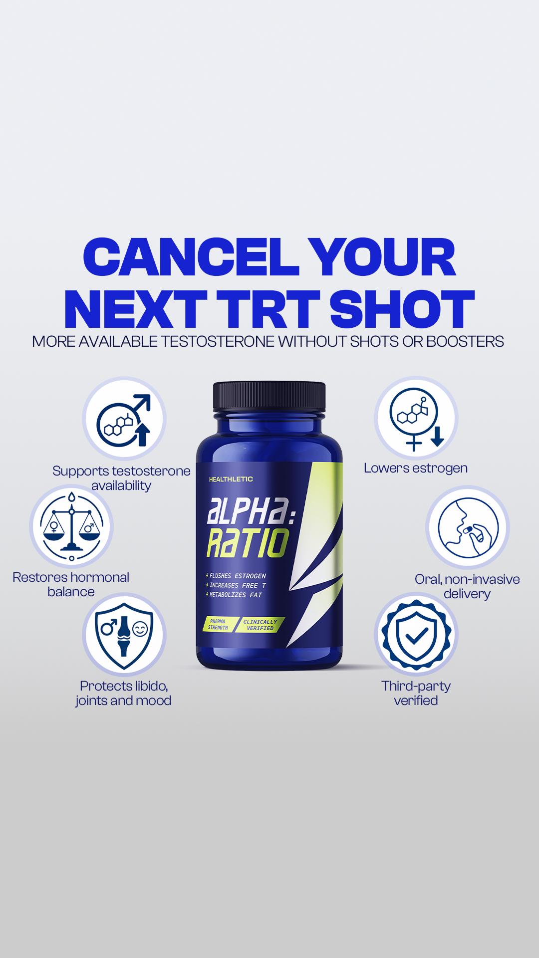 Healthletic Alpha Ratio Facebook ad: Get the Estrogen Fix Protocol Now! | Up to 60% OFF