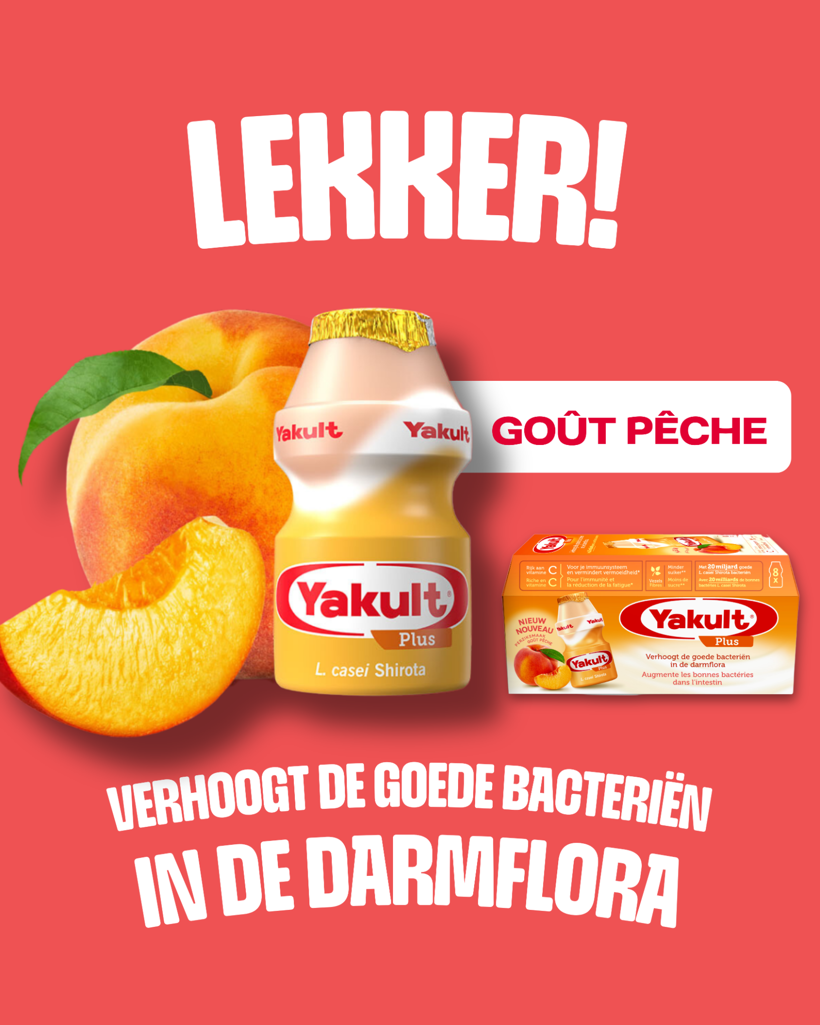 Yakult Belgium Facebook ad from Jan 26, 2026