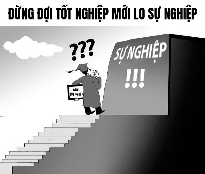 Master Media Academy Facebook ad: ĐỪNG ĐỢI TỐT NGHIỆP MỚI LO SỰ NGHIỆP