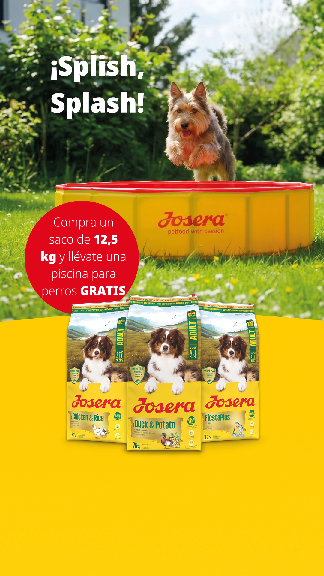 Josera Petfood España Facebook ad: ¡Aprovecha la oferta en tu tienda Josera!