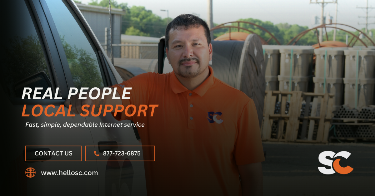 SCTelcom Facebook ad: Local Faces. Local Service.