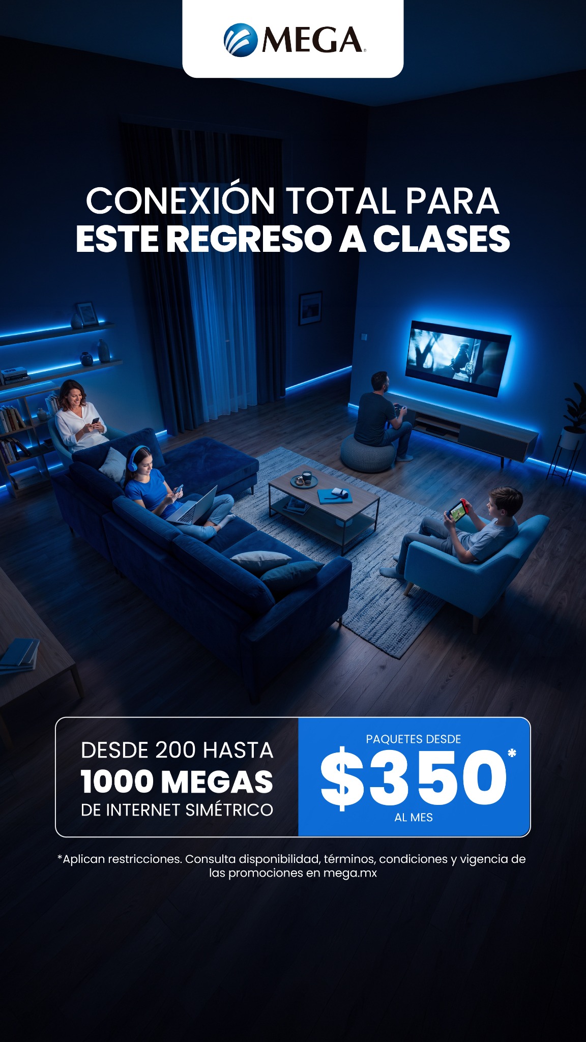 Megacable, Conectamos tu vida Facebook ad