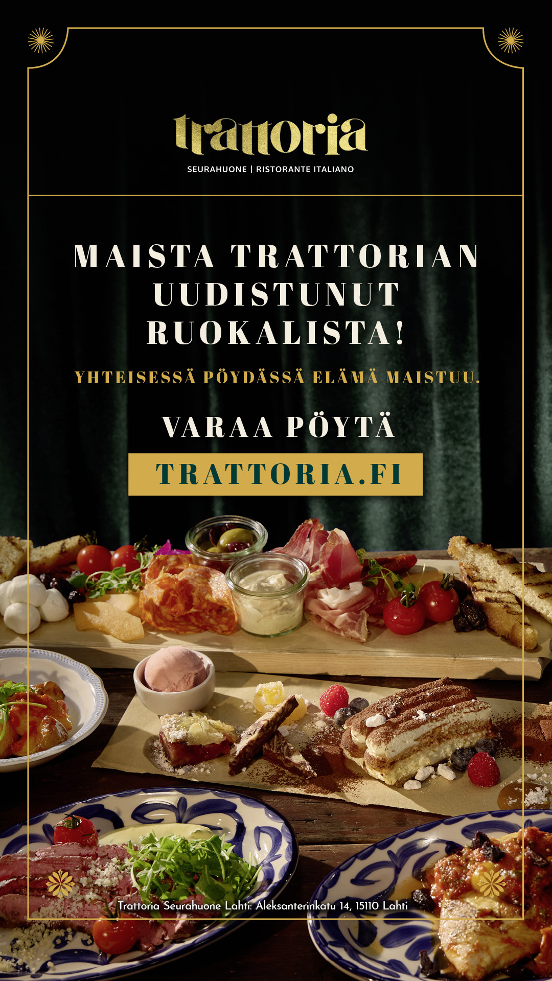Trattoria Facebook ad from Apr 15, 2026