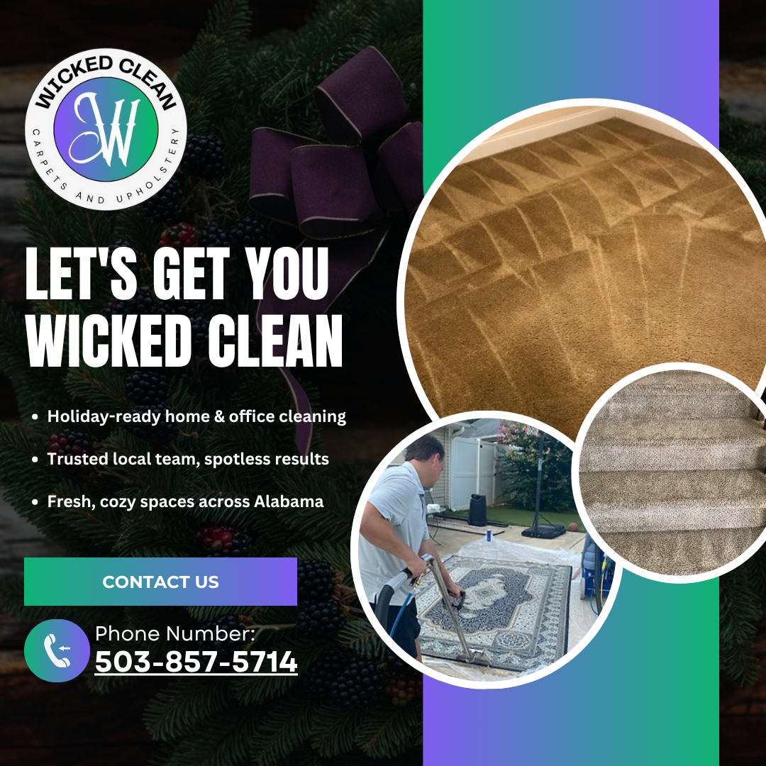 Wicked Clean Carpets and Upholstery Facebook ad