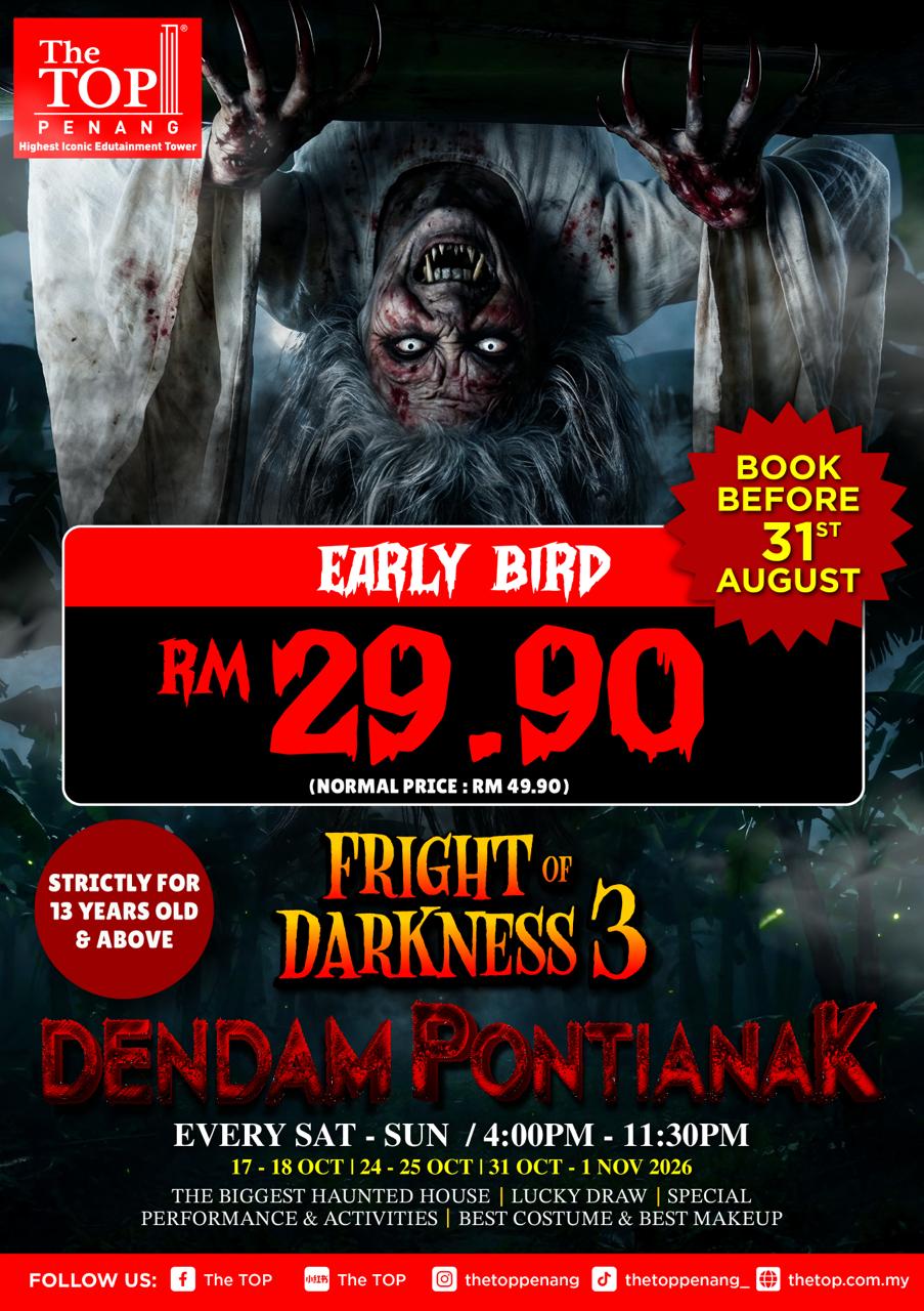 The TOP Facebook ad: Something terrifying is coming to The TOP Penang…