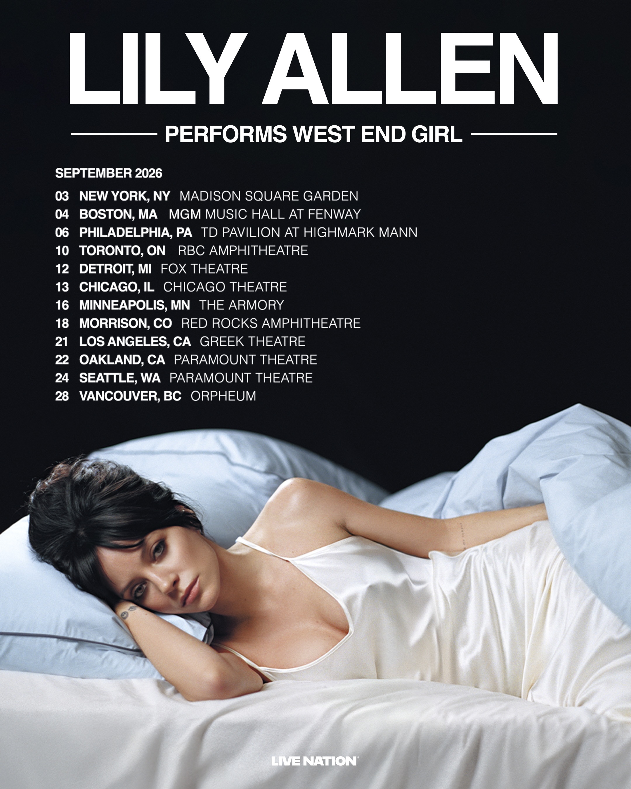 Lily Allen Facebook ad: I am so beyond excited to bring West…