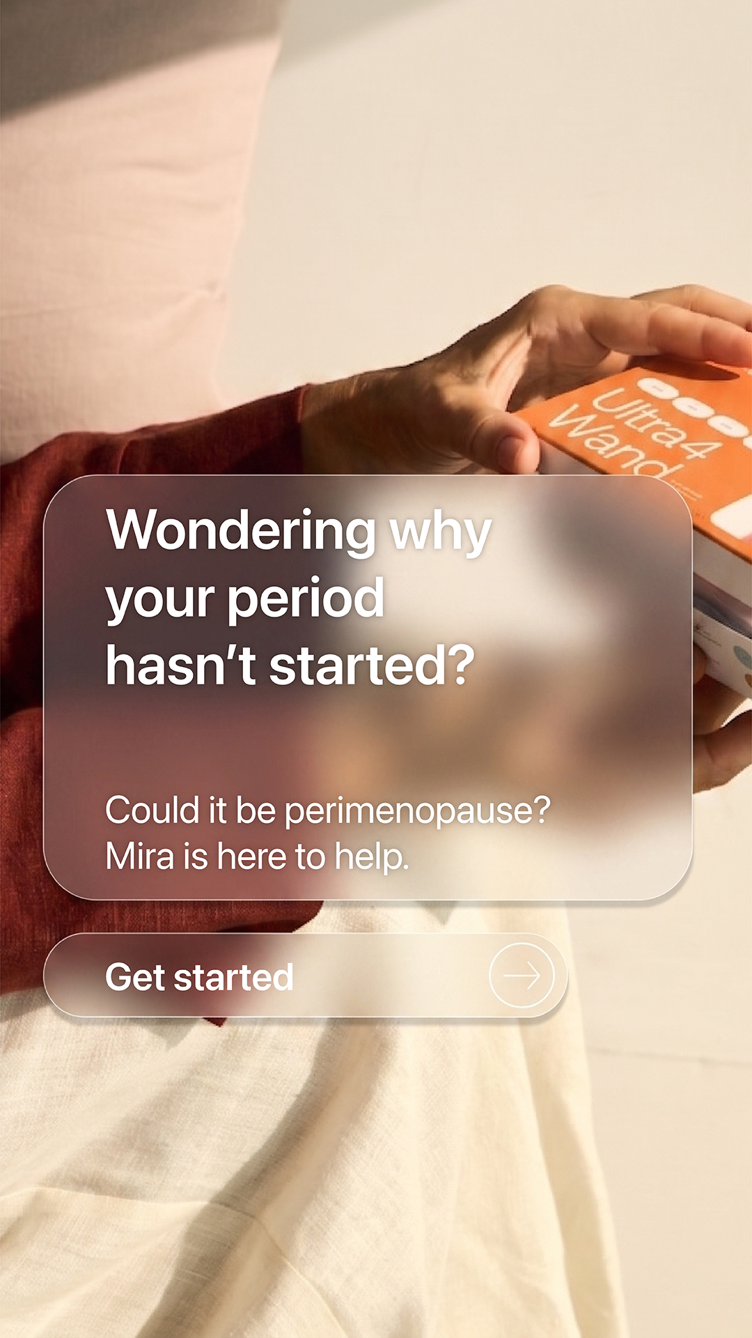 Mira Fertility Facebook ad