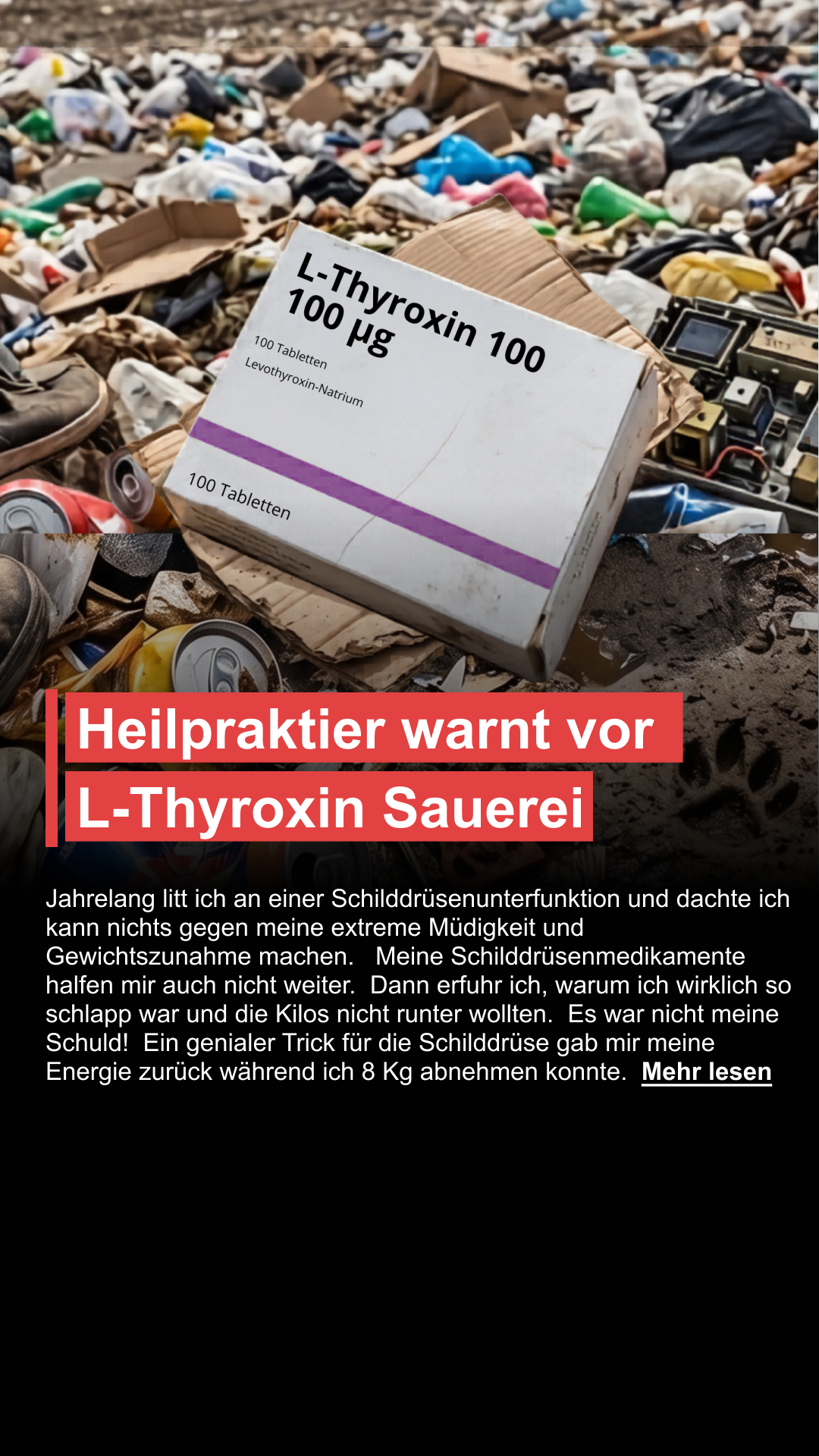 Mission Schilddrüse Facebook ad
