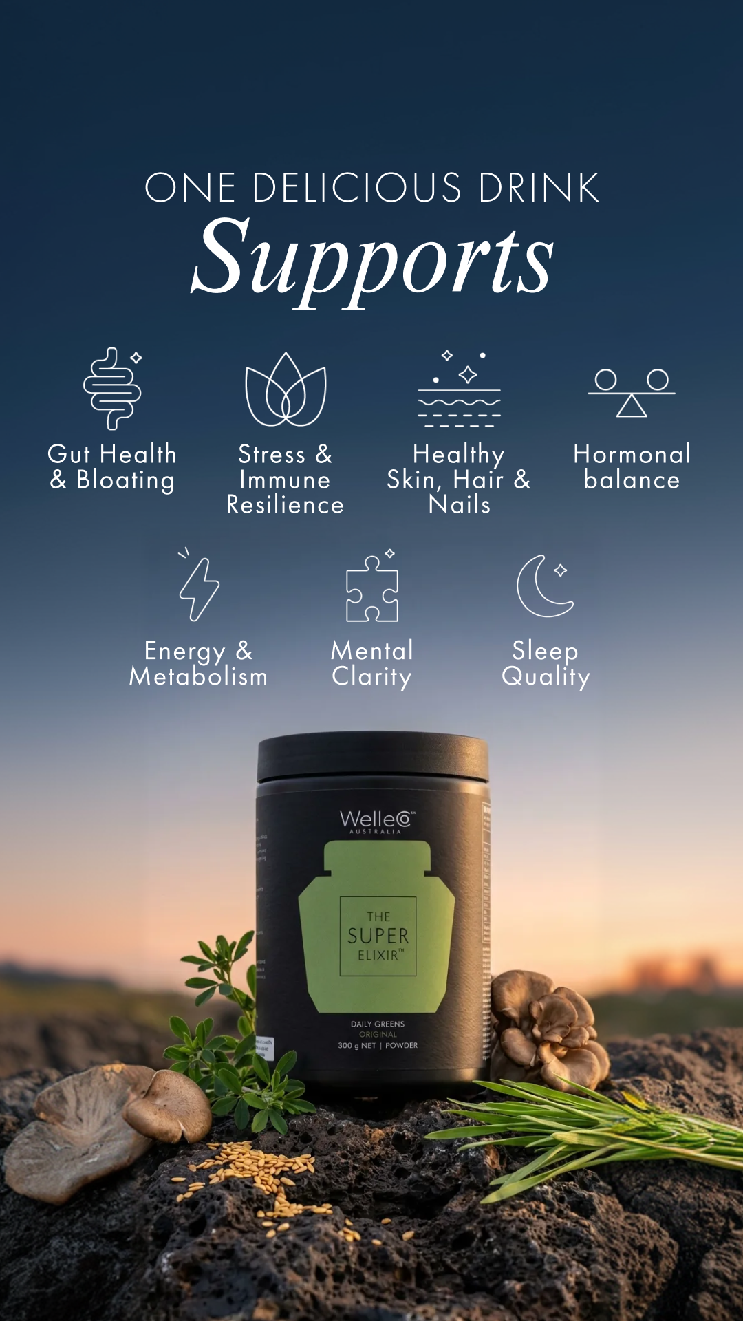 WelleCo Facebook ad