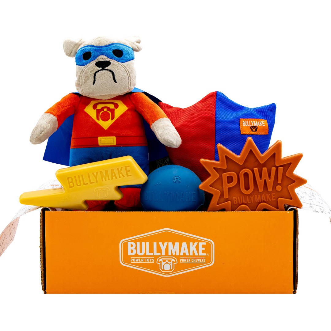 BULLYMAKE Facebook ad: IS YOUR DOG TOUGH ON TOYS?