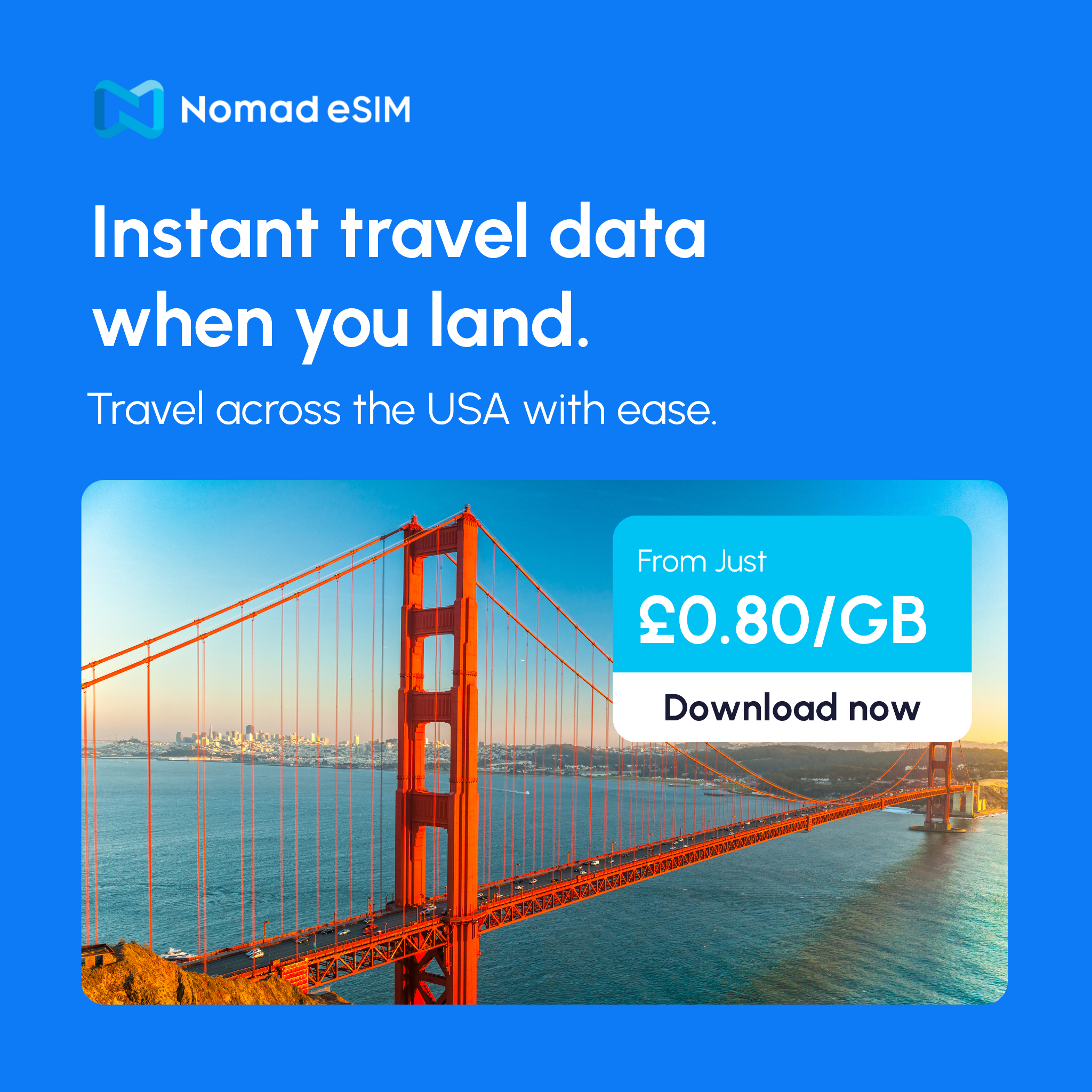 Nomad Esim Facebook ad