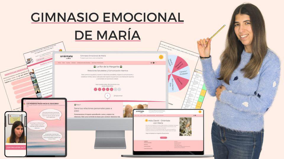 Oriéntate con María - Dra. María Beltrán Catalán Facebook ad: Gimnasio Emocional