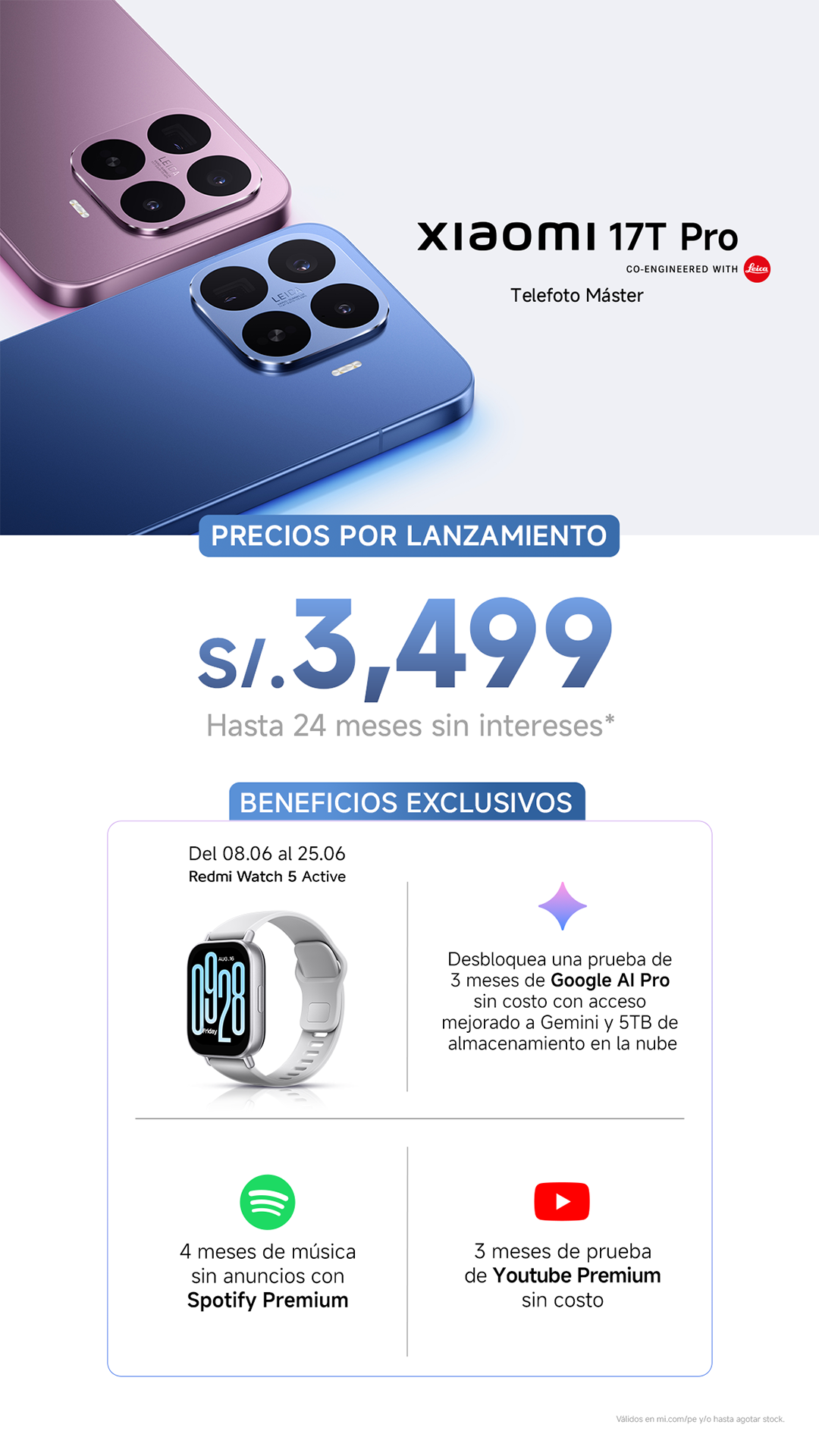 Xiaomi Perú Facebook ad from Jul 1, 2026