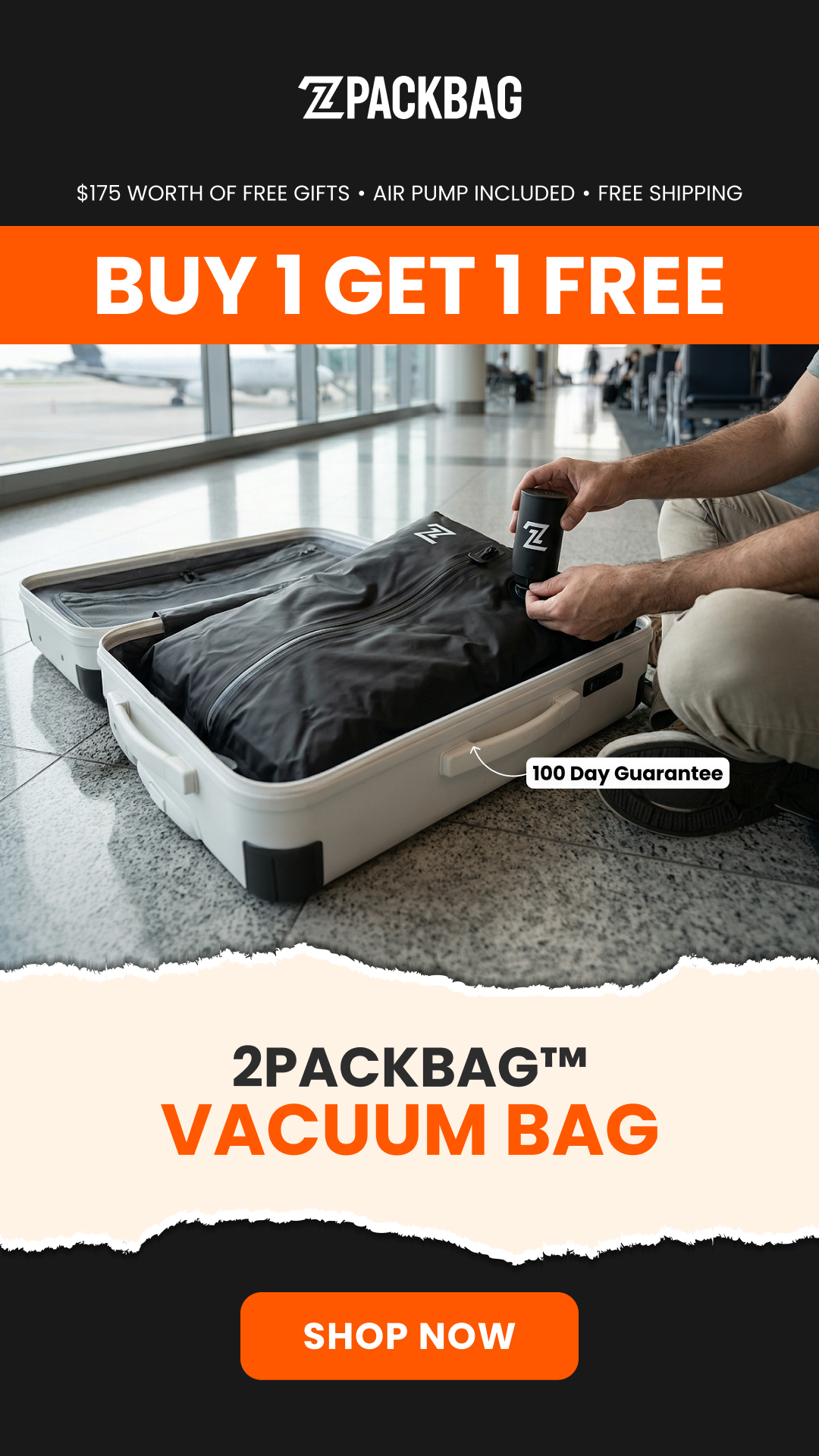 2packbag Facebook ad