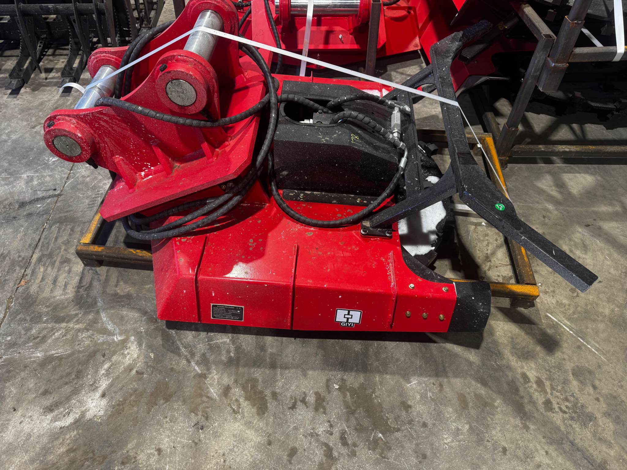 Greg Deetsch Facebook ad: ￼BRAND NEW UNUSED EXCAVATOR HYDRAULIC DISC MULCHER FUTURE…