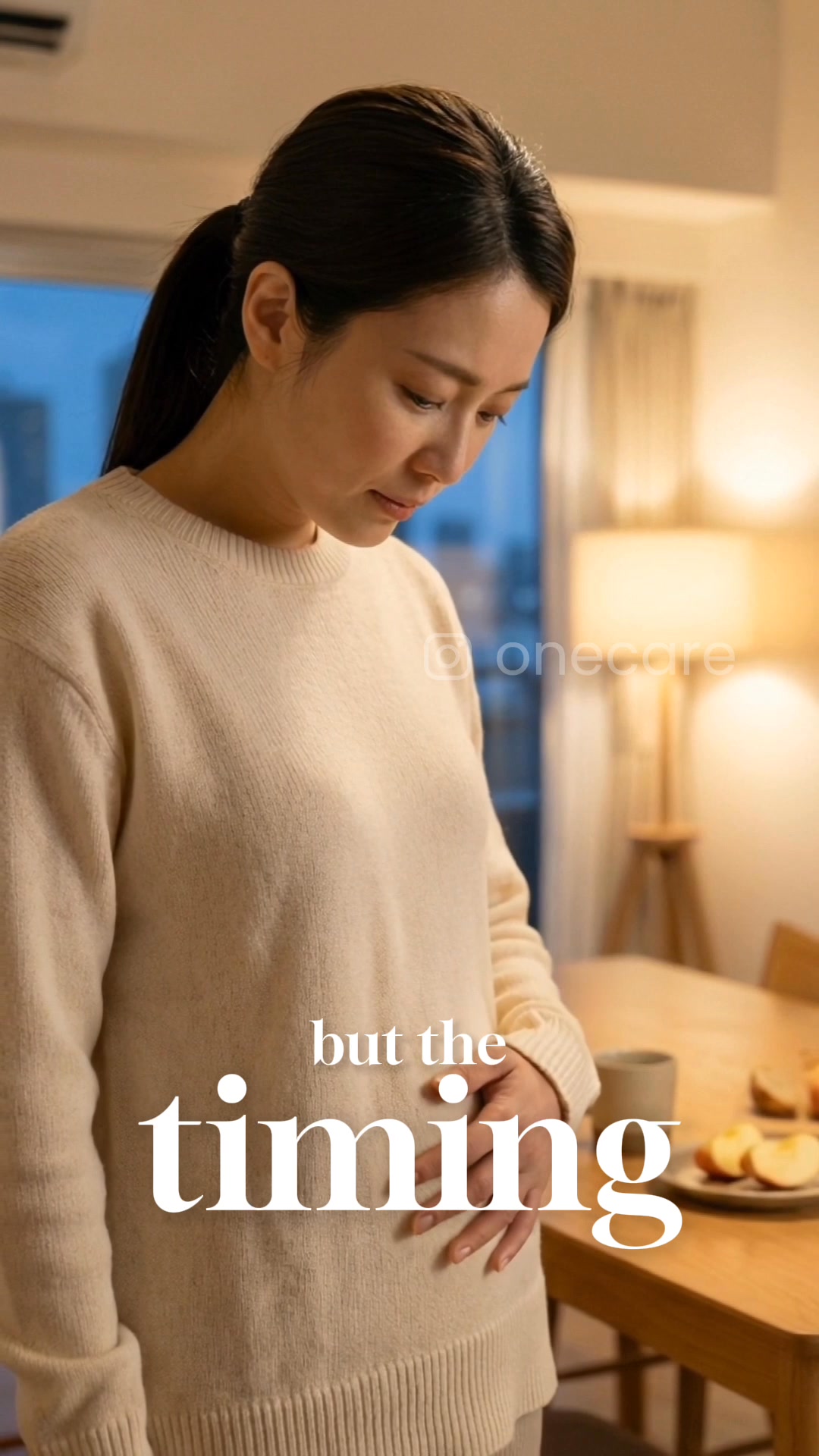 onecare Facebook ad: Even light meals at 10 PM store as Visceral Fat.