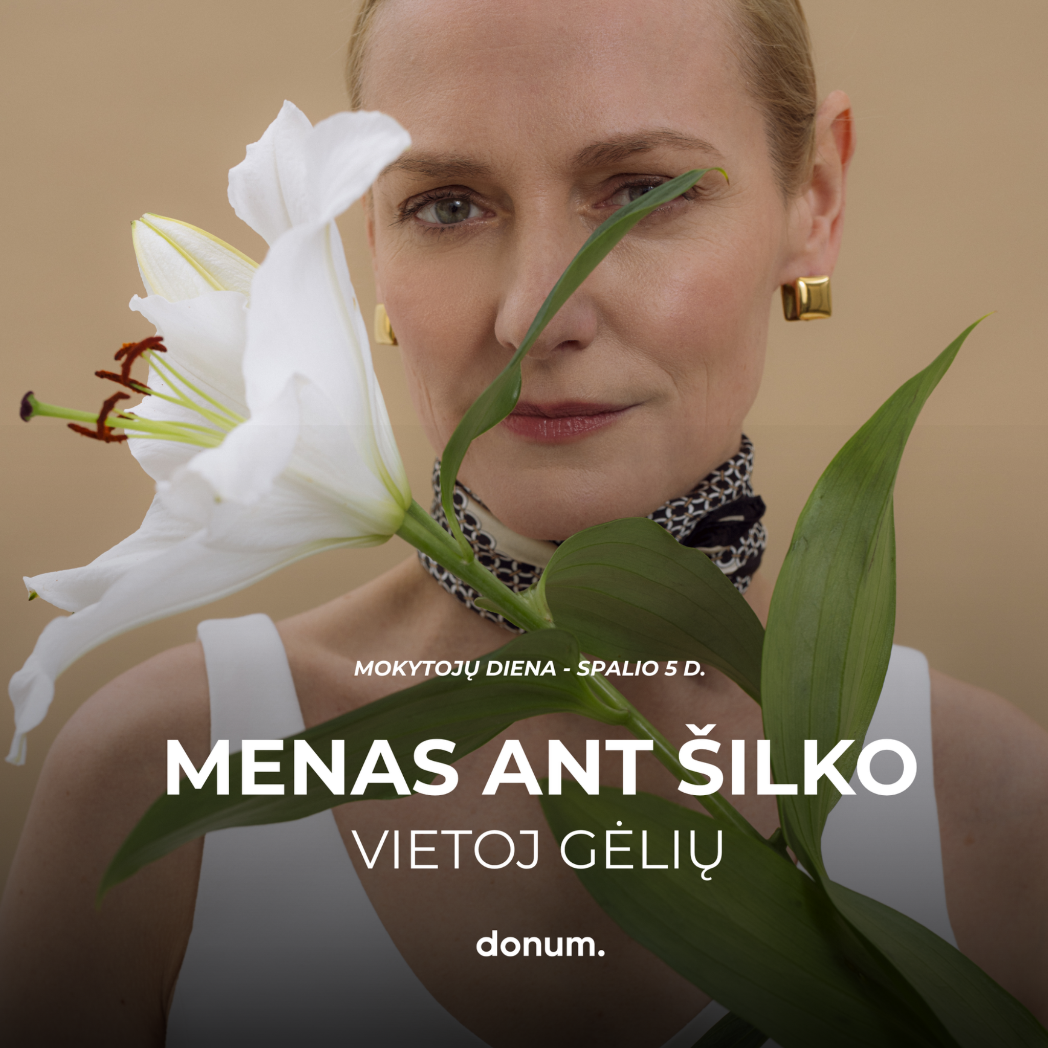 donum. Facebook ad: Gėlės nuvysta. Menas išlieka.