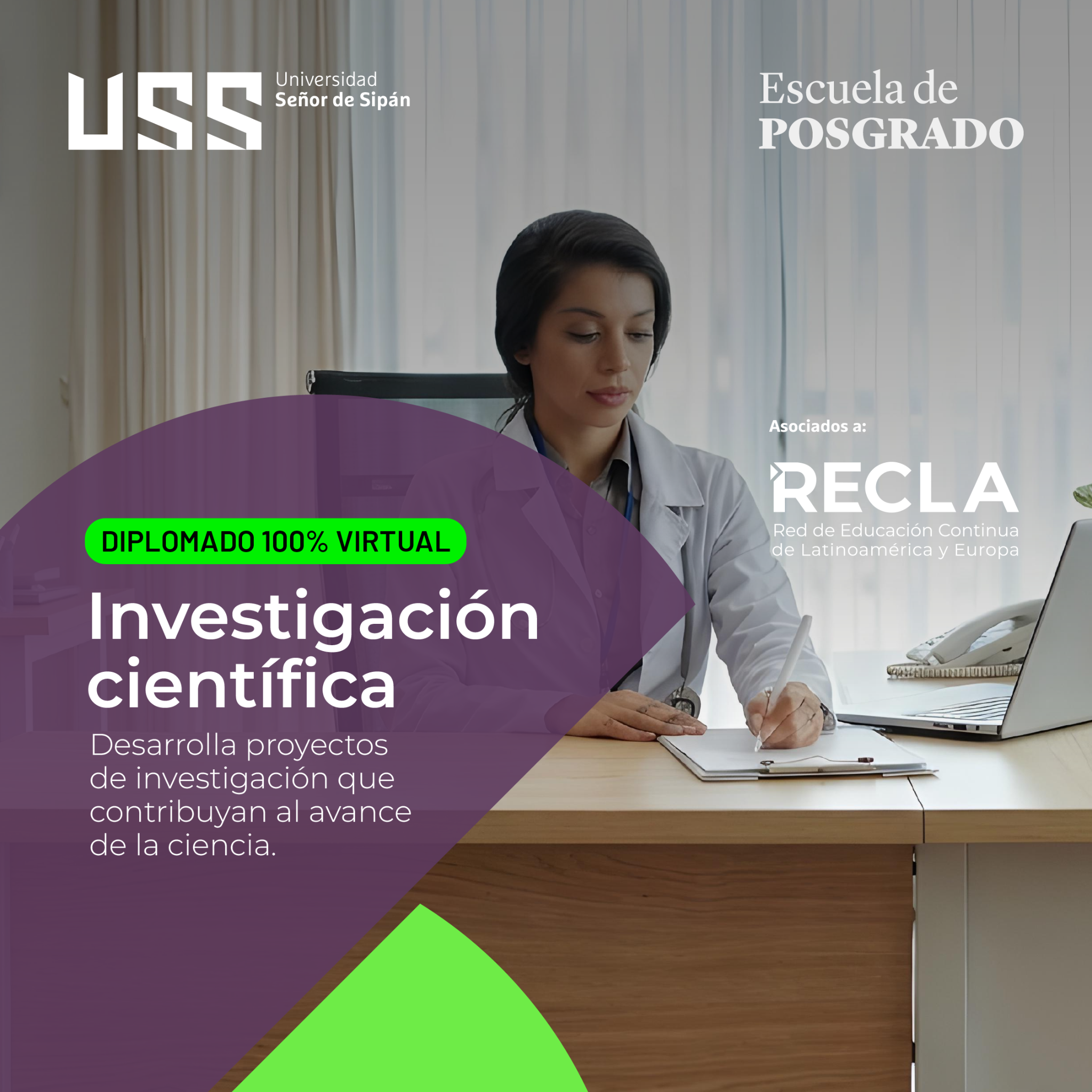 Escuela de Posgrado USS Facebook ad: ¡Inscripciones abiertas!