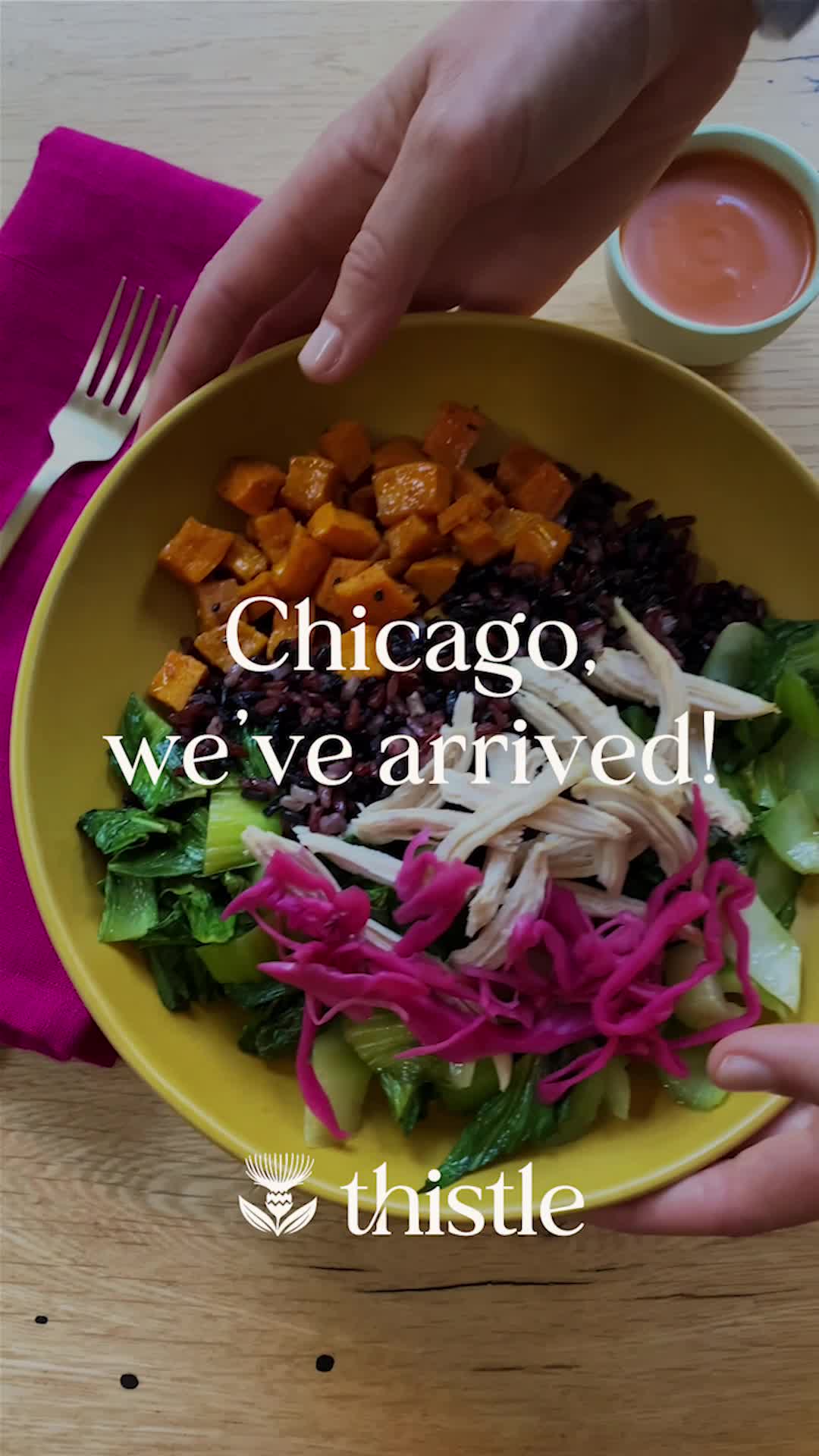 Thistle Facebook ad: Try Thistle and save 40% off over your first week!