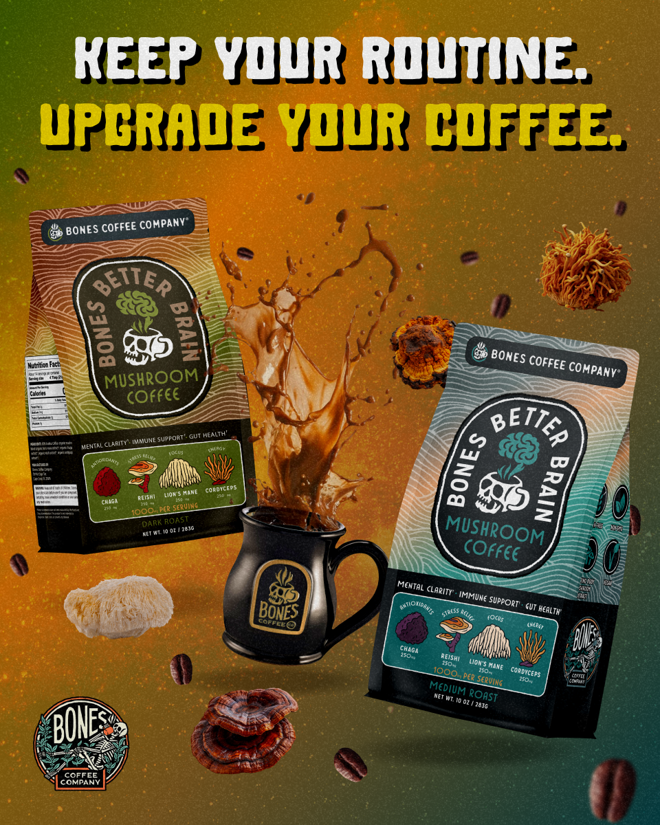 Bones Coffee Company Facebook ad
