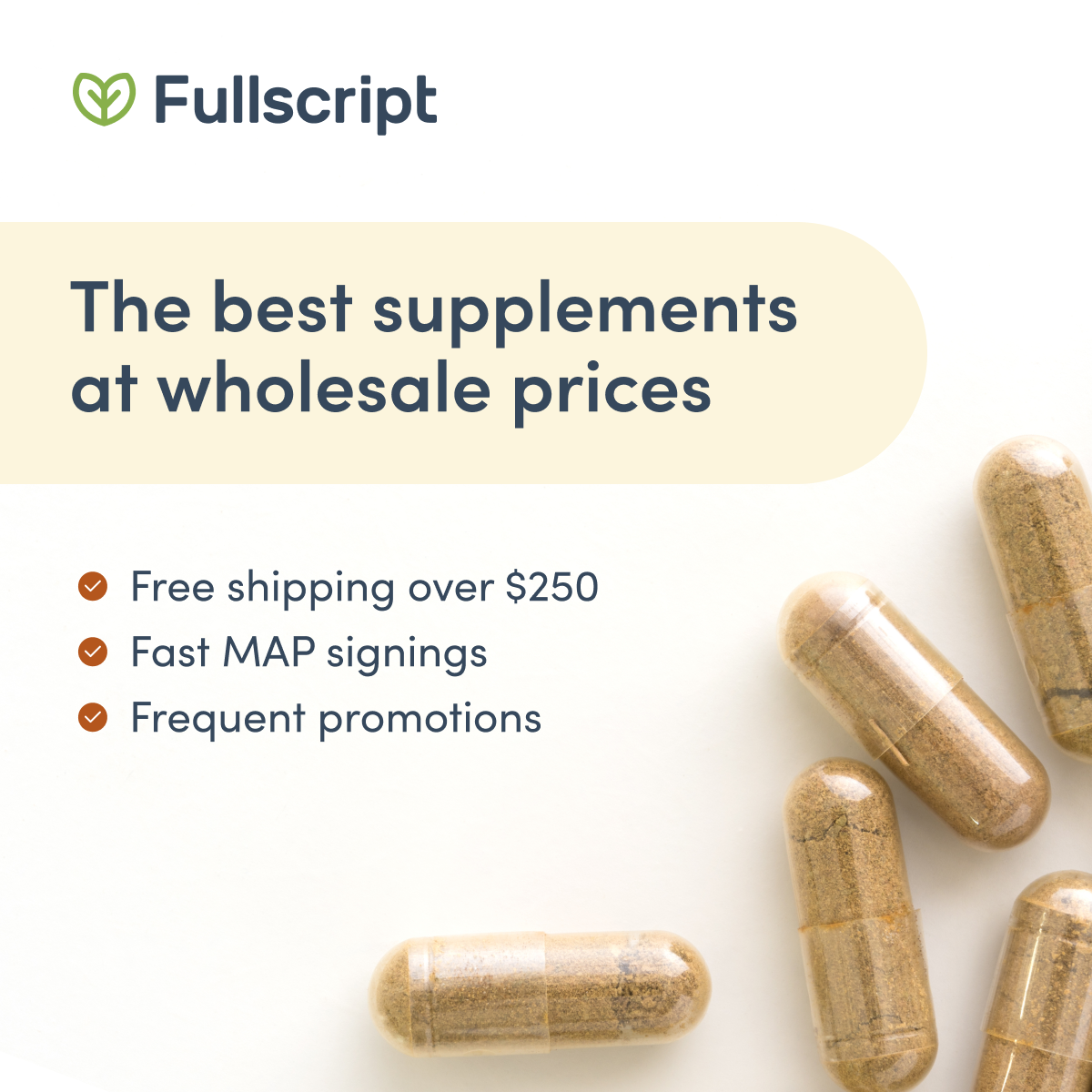 Fullscript Facebook ad