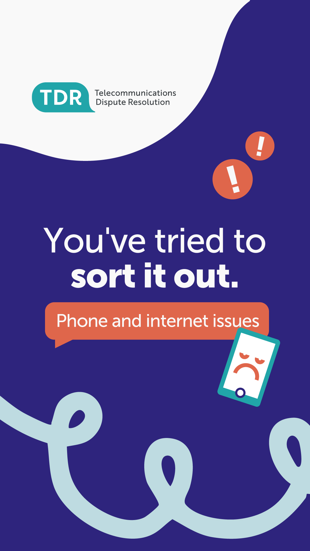 Telecommunications Dispute Resolution - TDR Facebook ad from Jul 31, 2026